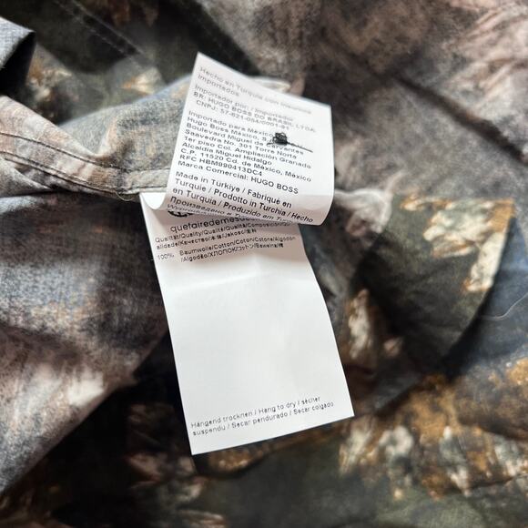 Hugo Boss Sunflower Shirt Mens Sz XXL - Picture 5 of 8